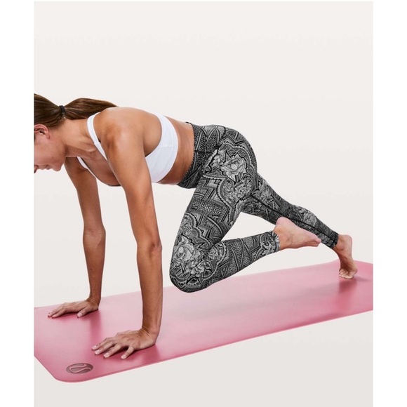 Lululemon Wunder Under Hi-Rise Leggings 28” in Inked Ice Grey Black Size 4 - Picture 2 of 13